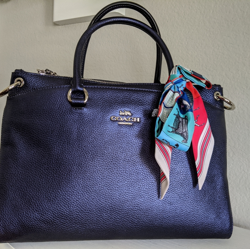 Coach Metallic Mia Satchel